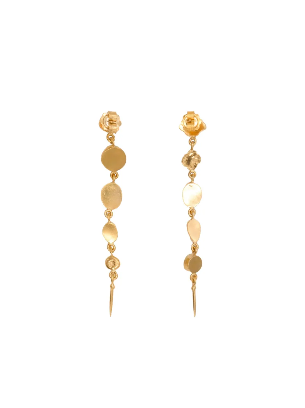 Grainne Morton five-charm earrings - Goud