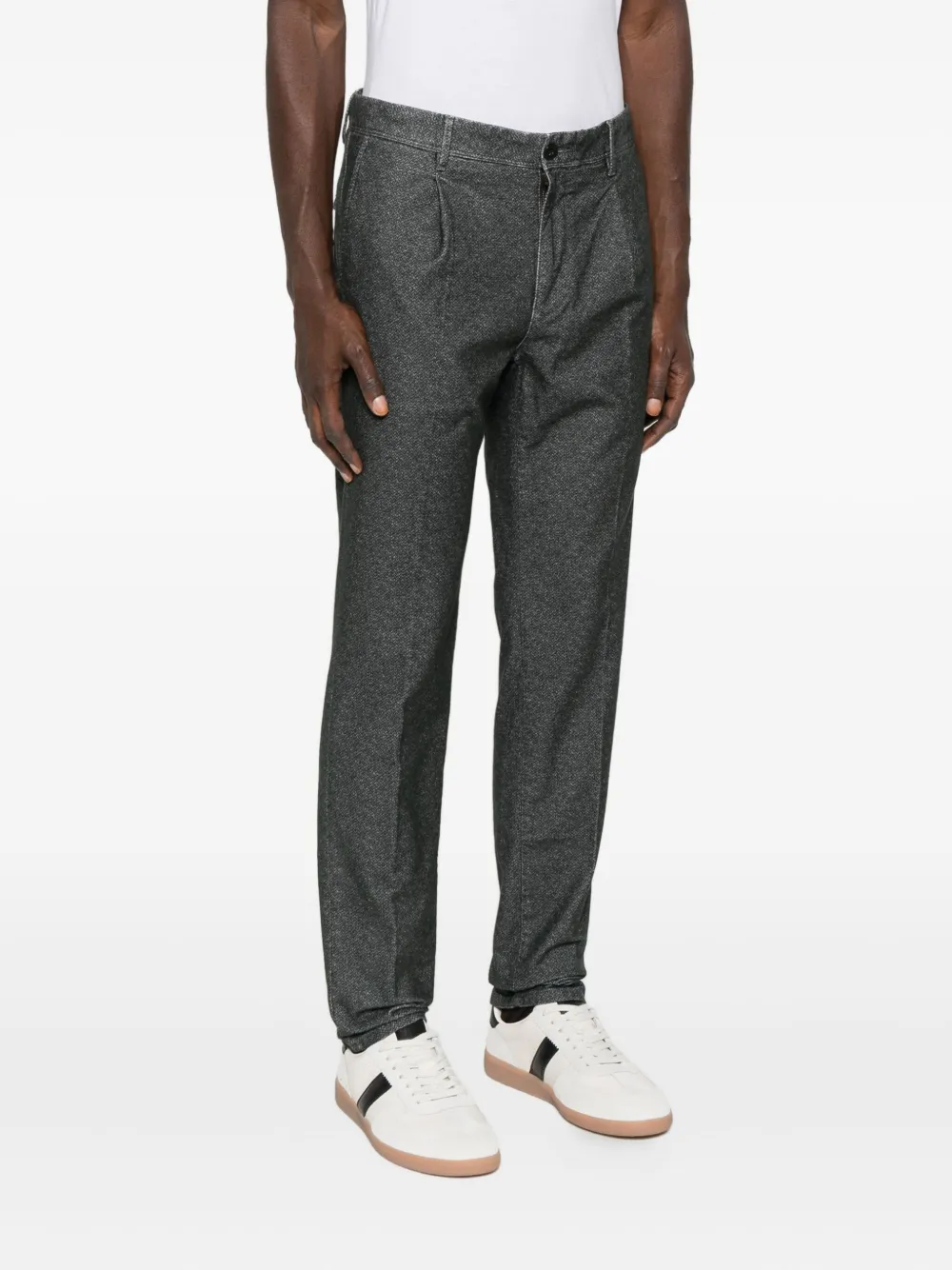 Incotex Plooibroek Grijs