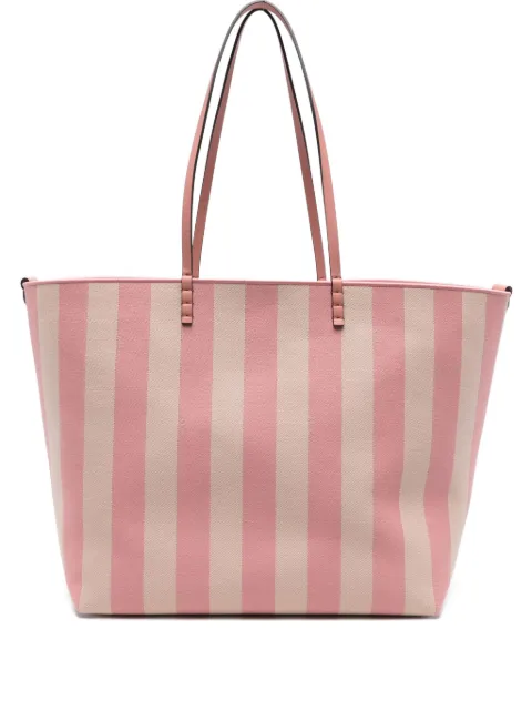 FENDI large striped tote bag