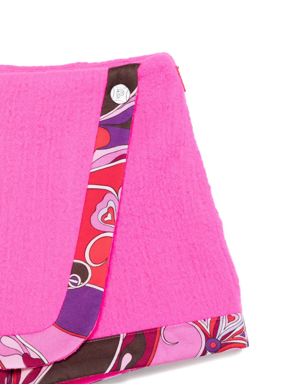 Pucci Junior Wrap Patterned-detail Skort In Pink