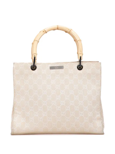 Gucci Pre-Owned 2000-2015 GG Canvas Bamboo satchel