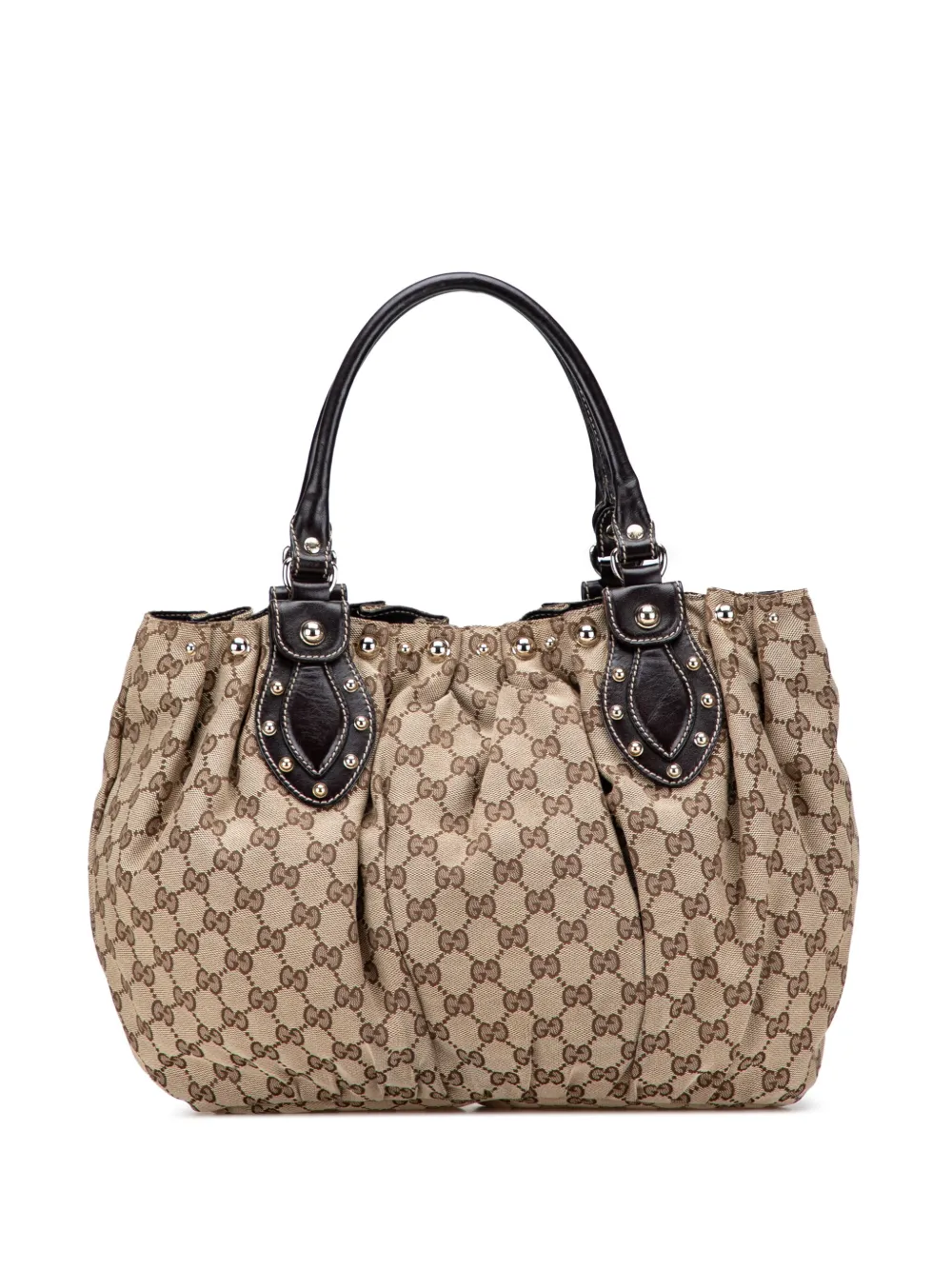 Gucci Pre-Owned 2000-2015 GGキャンバス ぺラム トートバッグ - ブラウン Gucci Pre-Owned 2000-2015 GGキャンバス ぺラム トートバッグ - ブラウン