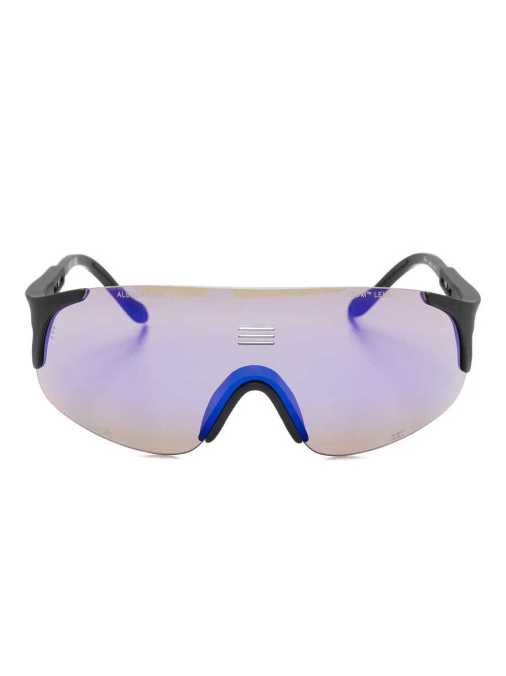 Alba Optics Jumbo shield-frame sunglasses - Nero