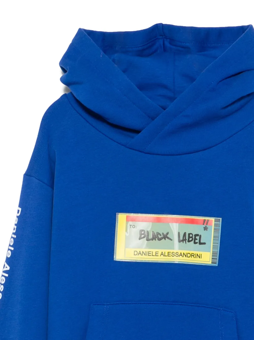 Daniele Alessandrini Kids Hoodie met print Blauw