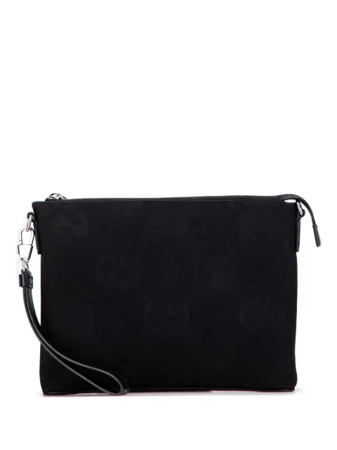 Gucci Pre-Owned 2016-2025 Jumbo GG Canvas Clutch on Strap crossbody bag