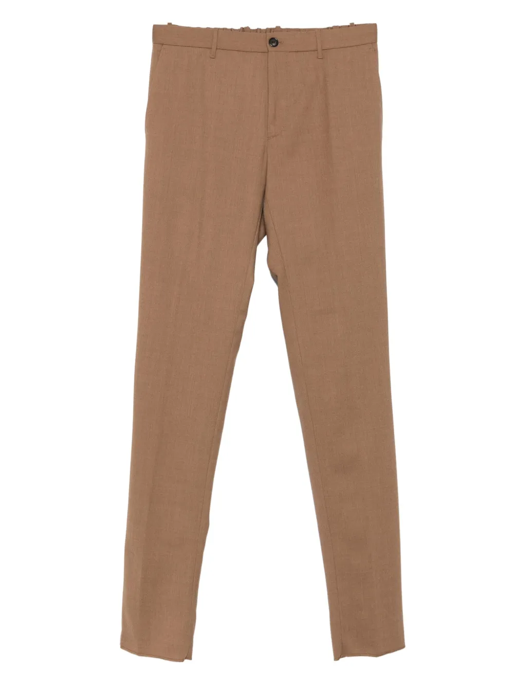 Incotex elastic-waistband trousers | Brown | Image 1