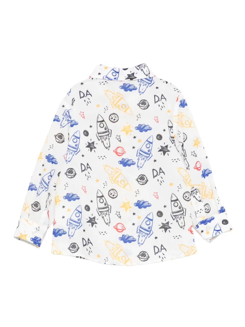 Daniele Alessandrini Kids rocket-print shirt | Shirts | Image 2