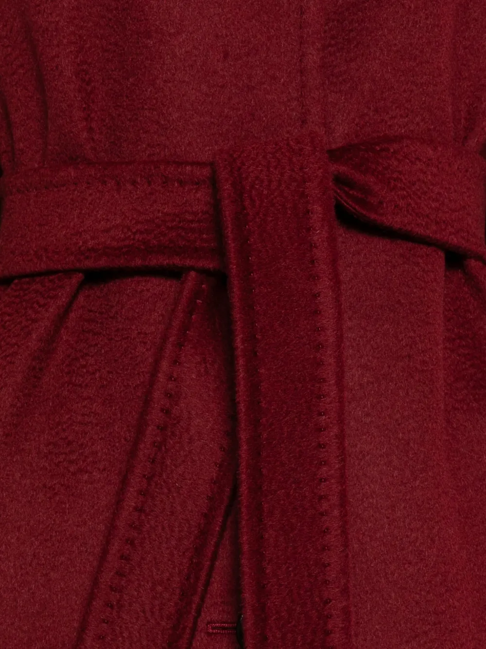 Max Mara Filato Belted Coat In Gold