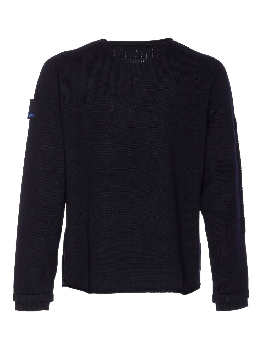 Premiata embroidered-logo crew-neck sweater - Blauw