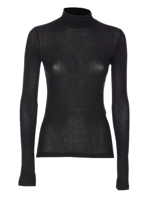MAR DE MARGARITAS high-neck long-sleeve top