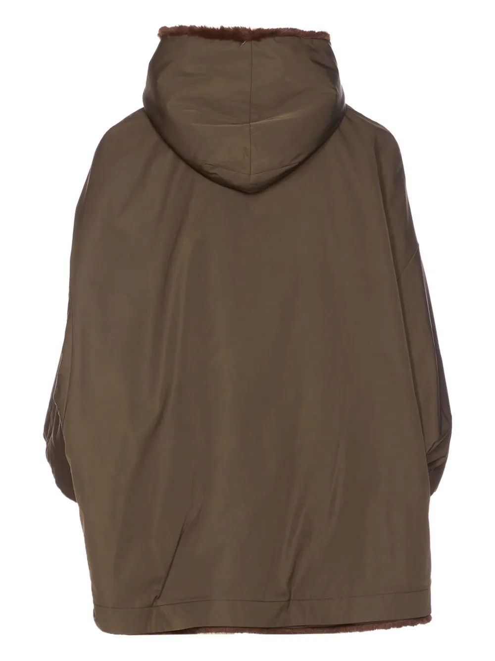 LOU ANDREA hooded zip-front faux-fur jacket | Faux Fur & Shearling Jackets | Image 2