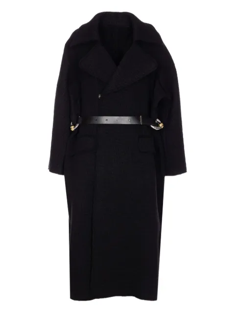 Jean Paul Gaultier button-fastening belted coat