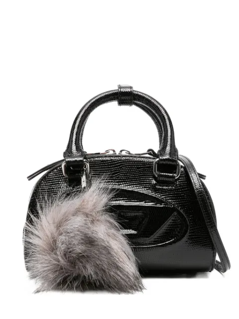 Diesel Dome logo-embossed satchel