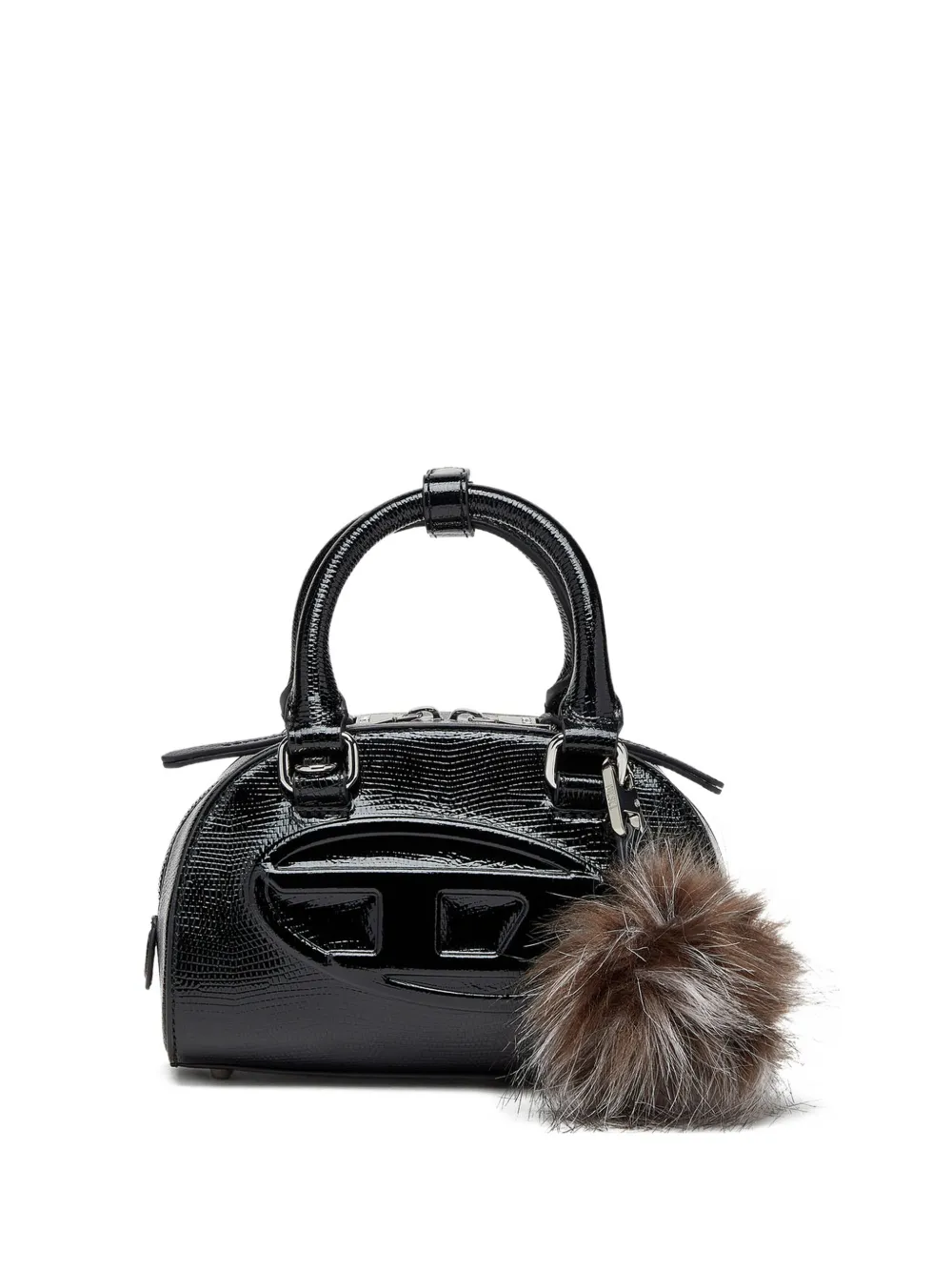 Diesel Borsa a tracolla Dome con logo - Nero