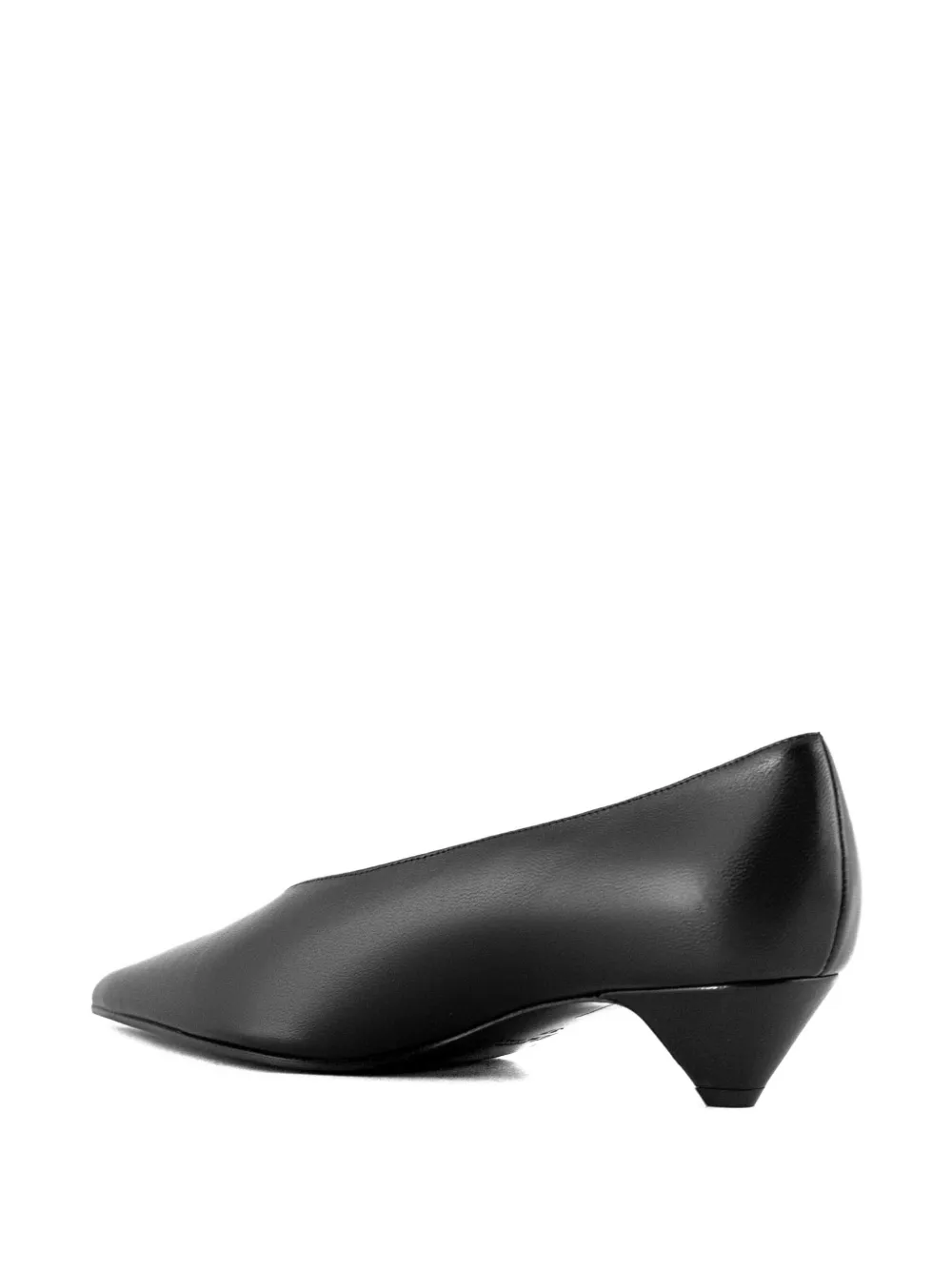 Lella Baldi 30mm Pointed-toe Leather Pumps In Multi