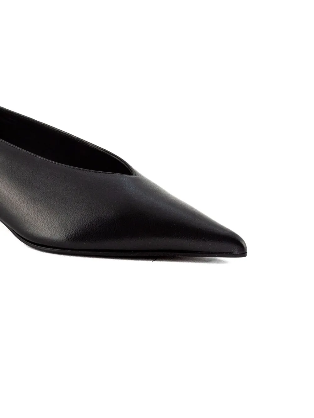 Lella Baldi 30mm Pointed-toe Leather Pumps In Multi