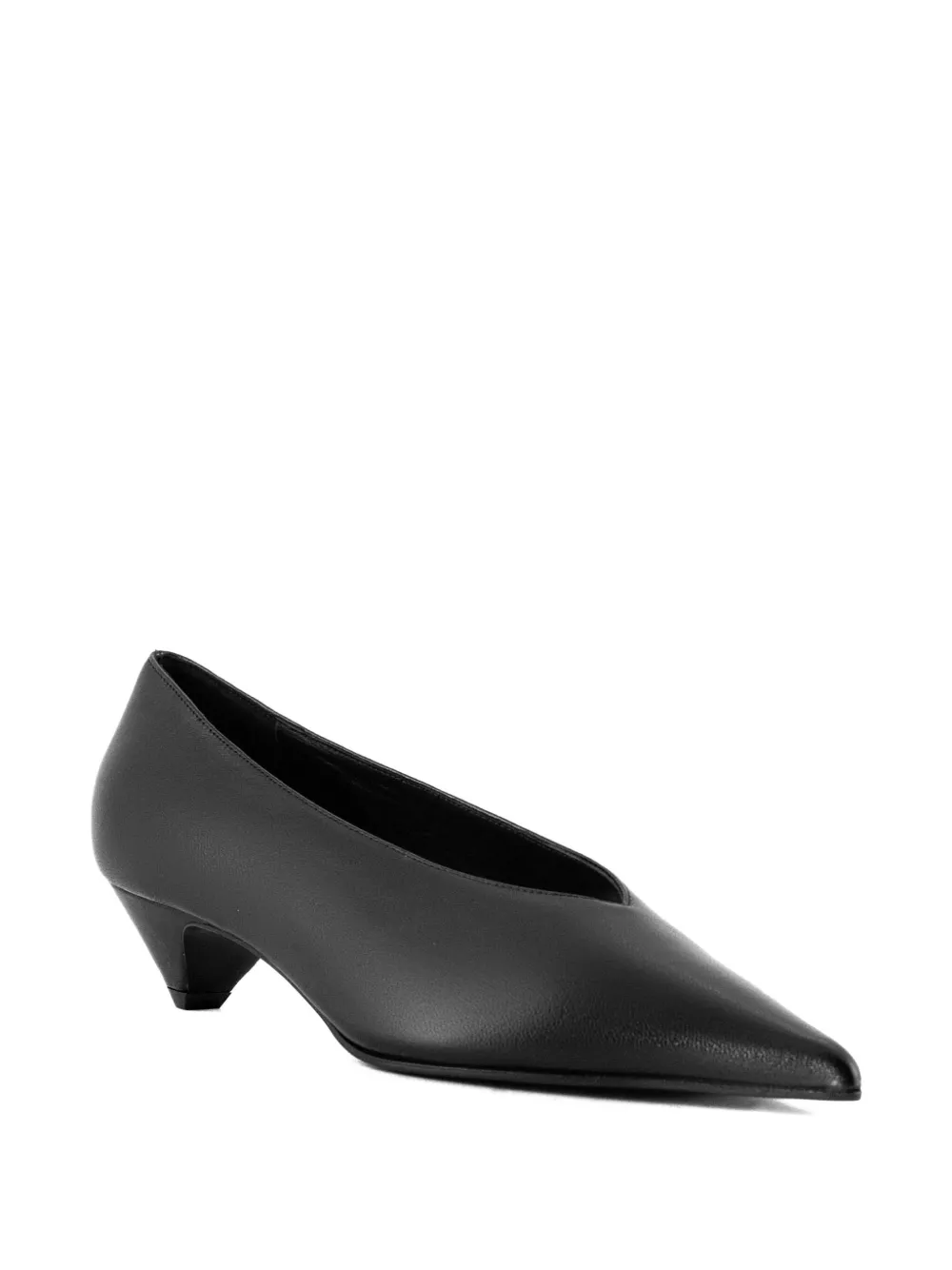 Lella Baldi 30mm Pointed-toe Leather Pumps In Multi