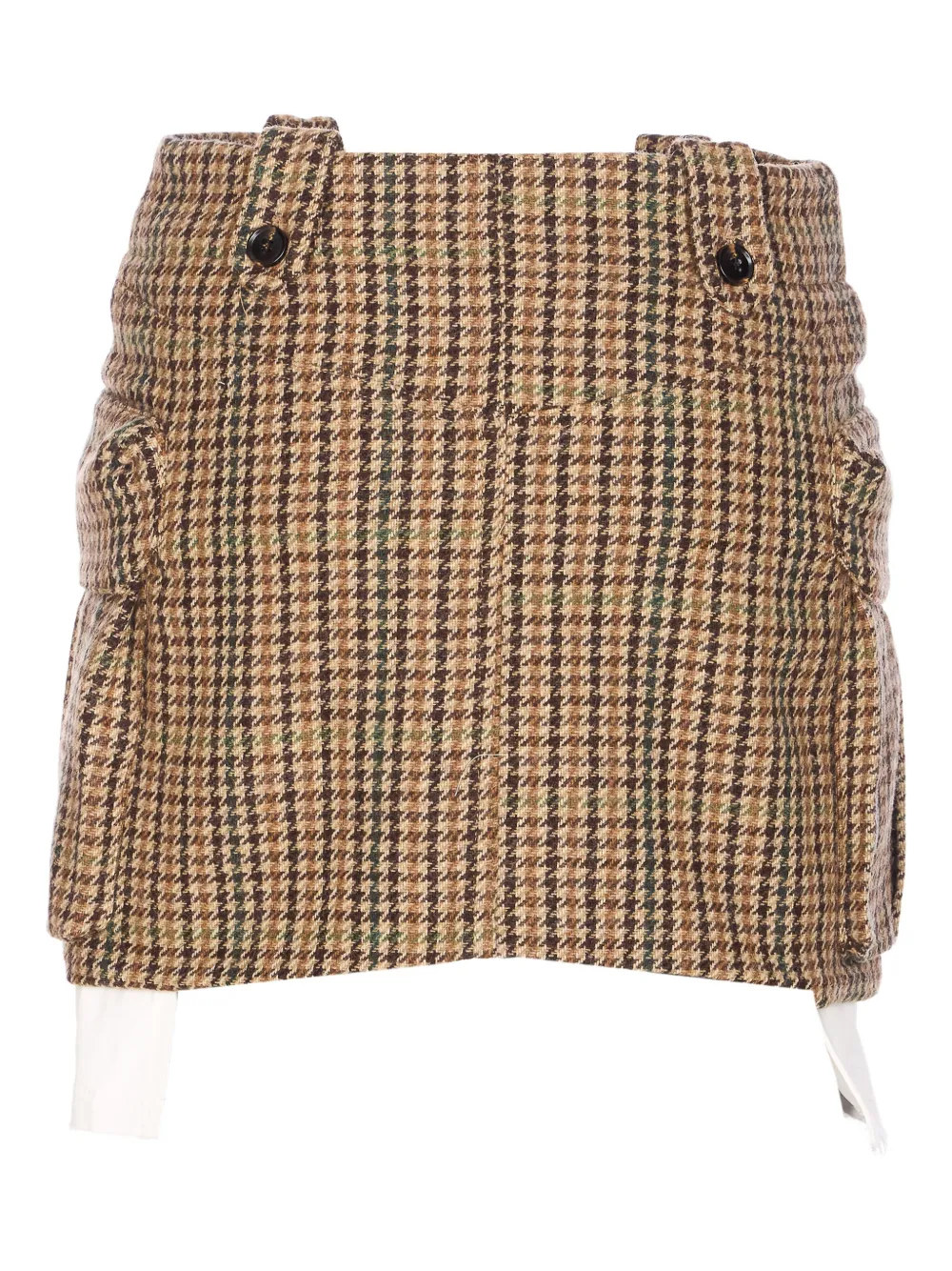 Ele houndstooth-pattern side-pocket mini skirt | Fitted Skirts | Image 2