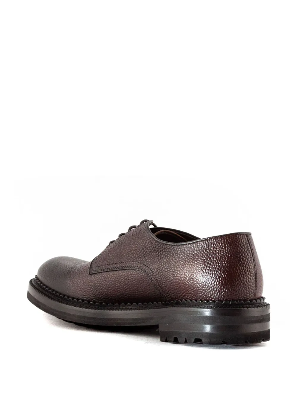 Green George Leren derby veterschoenen met hamer-effect Bruin