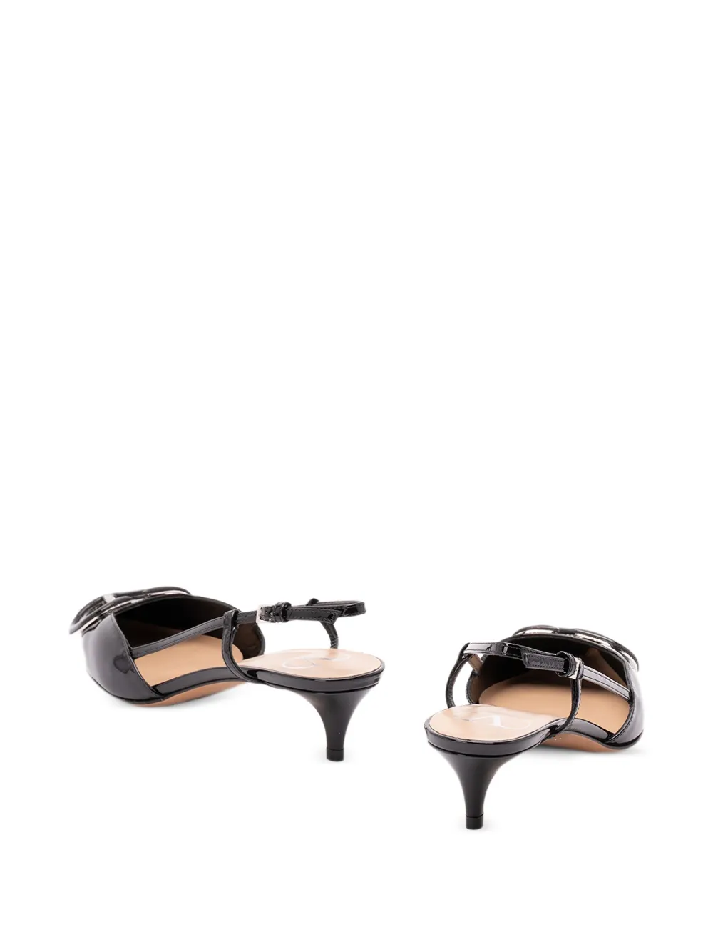 Valentino Garavani Vlogo Signature slingback pumps Black