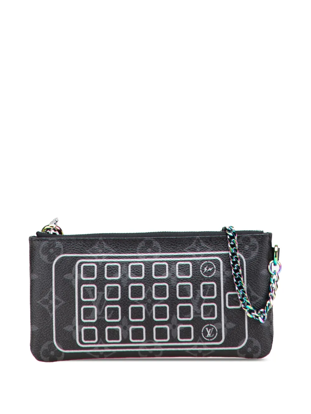 Louis Vuitton Pre-Owned 2017 Monogram Eclipse Flash Fragment Iphone Louis Vuitton Pre-Owned 2017 Monogram Eclipse Flash Fragment Iphone