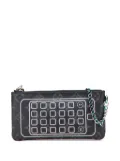 Louis Vuitton Pre-Owned 2017 Monogram Eclipse Flash Fragment Iphone Case handbag - Black