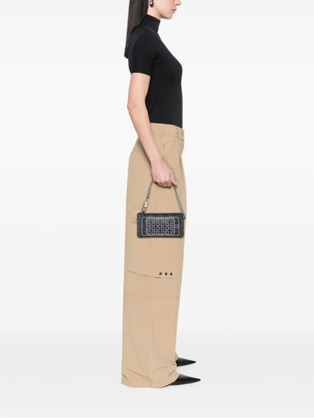 Louis Vuitton Pre-Owned 2017 Monogram Eclipse Flash Fragment Iphone Case handbag | Pre-Owned | Image 2