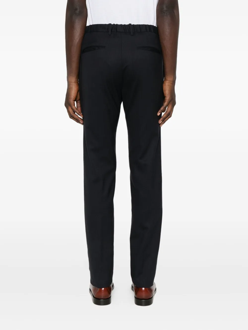 Incotex Trainingsbroek met elastische tailleband Blauw