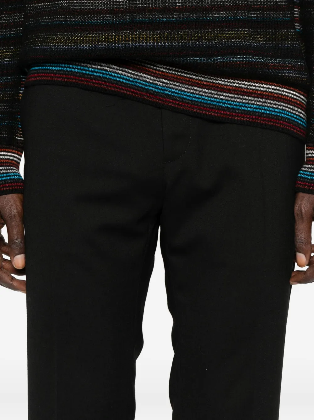 Incotex Trainingsbroek met elastische tailleband Zwart