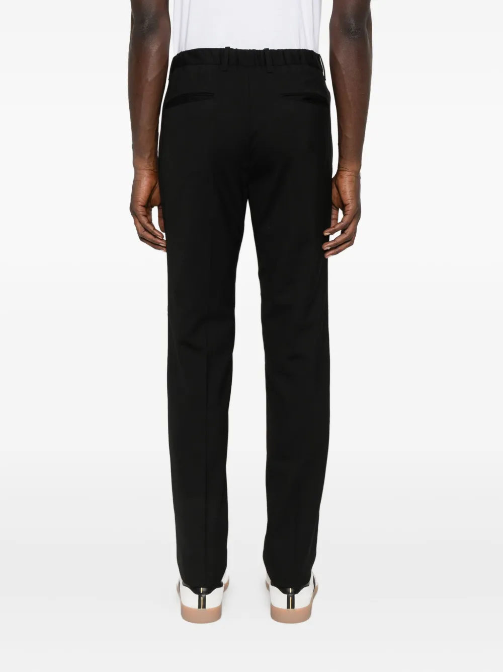 Incotex Trainingsbroek met elastische tailleband Zwart