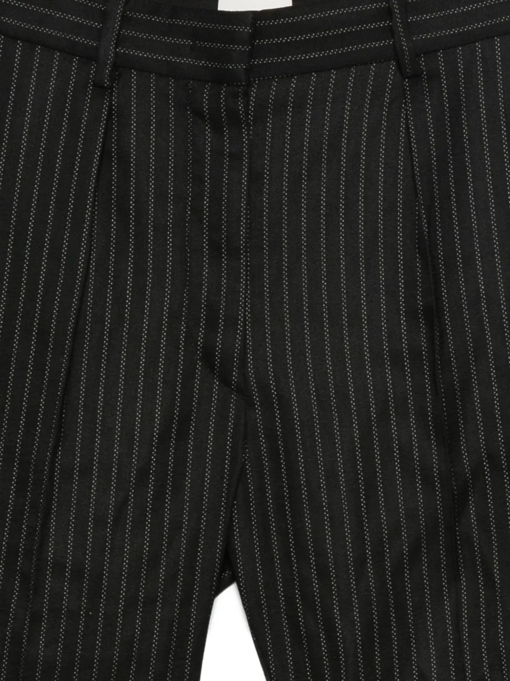Isabel Marant Pinstripe Shorts In Black