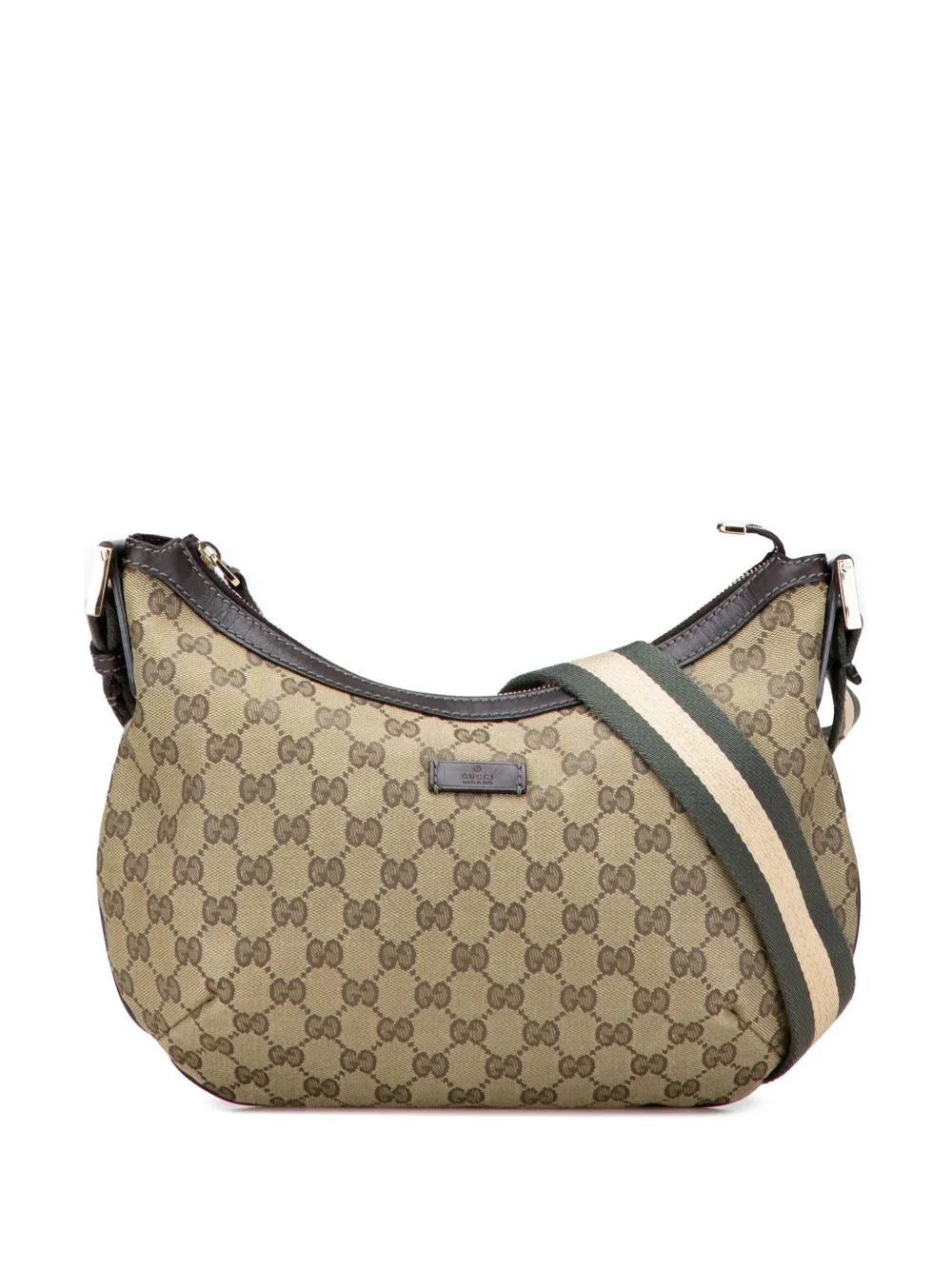 Gucci Pre-Owned 2000-2015 GG Canvas Web crossbody bag - ブラウン Gucci Pre-Owned 2000-2015 GG Canvas Web crossbody bag - ブラウン