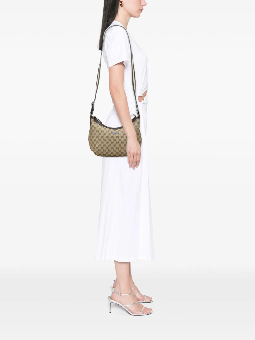 Gucci Pre-Owned 2000-2015 GG Canvas Web crossbody bag | Pre-Owned | Image 2