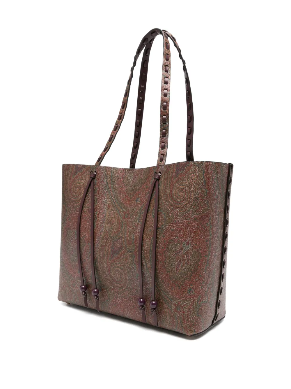 Etro Paisley-pattern Shoulder Bag In Brown