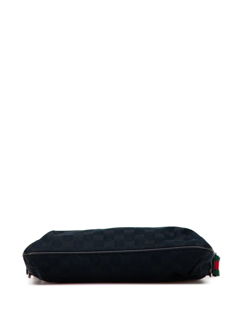 Pre-owned Gucci 2000-2015 Gg Canvas Web Crossbody Bag In Black