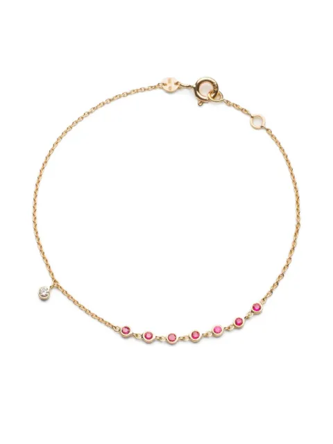 We by WHITEbIRD 18kt yellow gold Clarisse Rich ruby bracelet