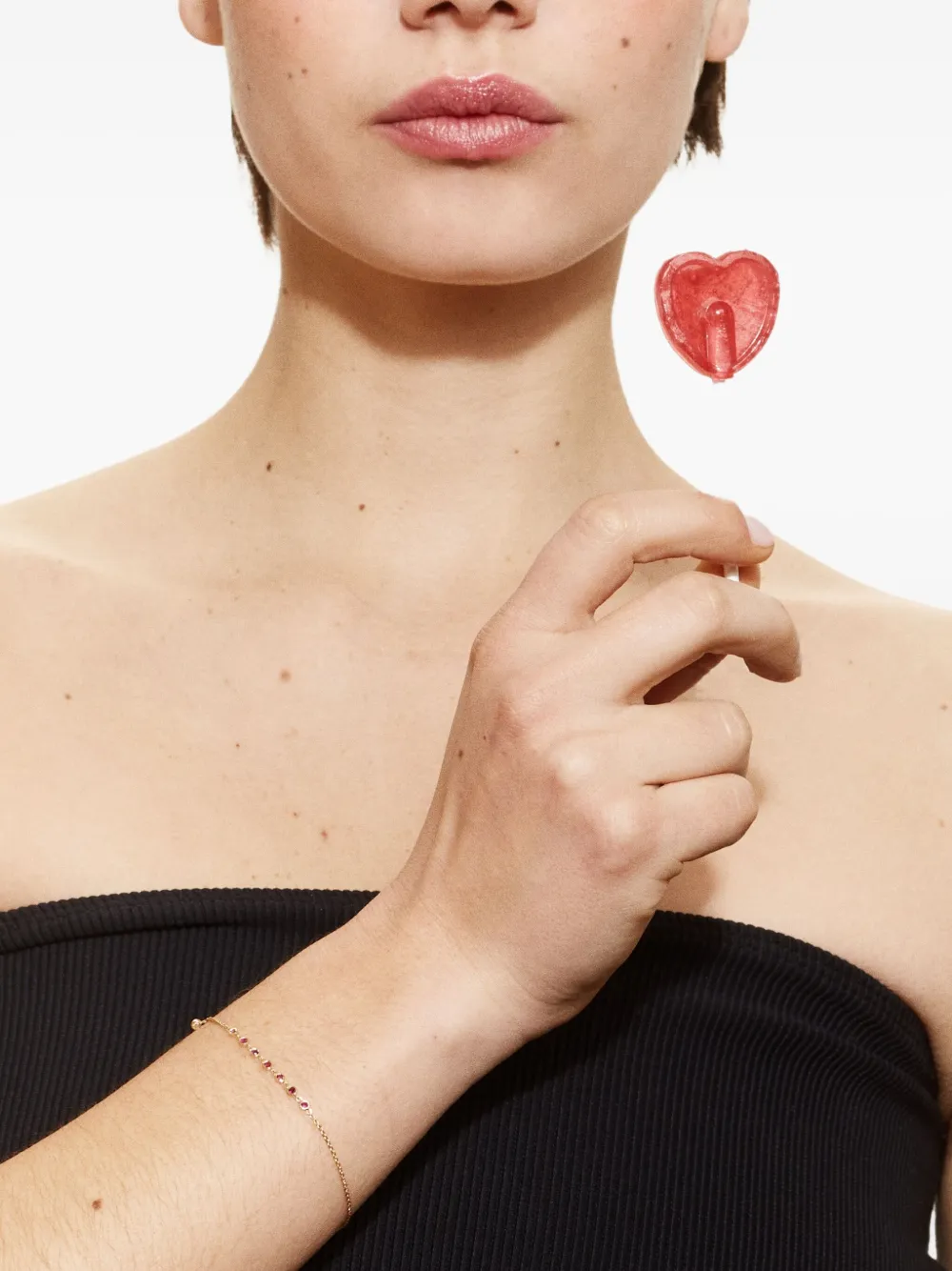 We by WHITEbIRD 18kt yellow gold Clarisse Rich ruby bracelet | Image 2