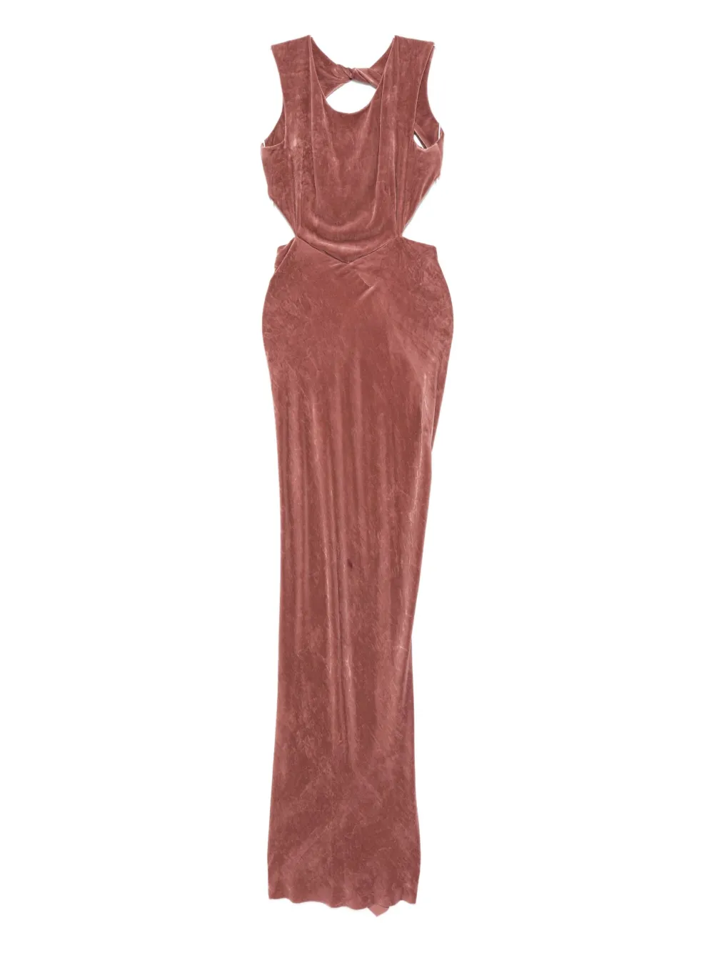 Rick Owens Open-back Gown In Pink