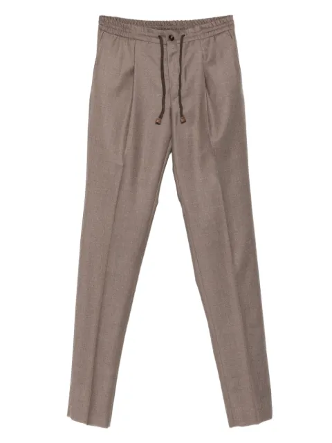 Incotex pleated drawstring trousers