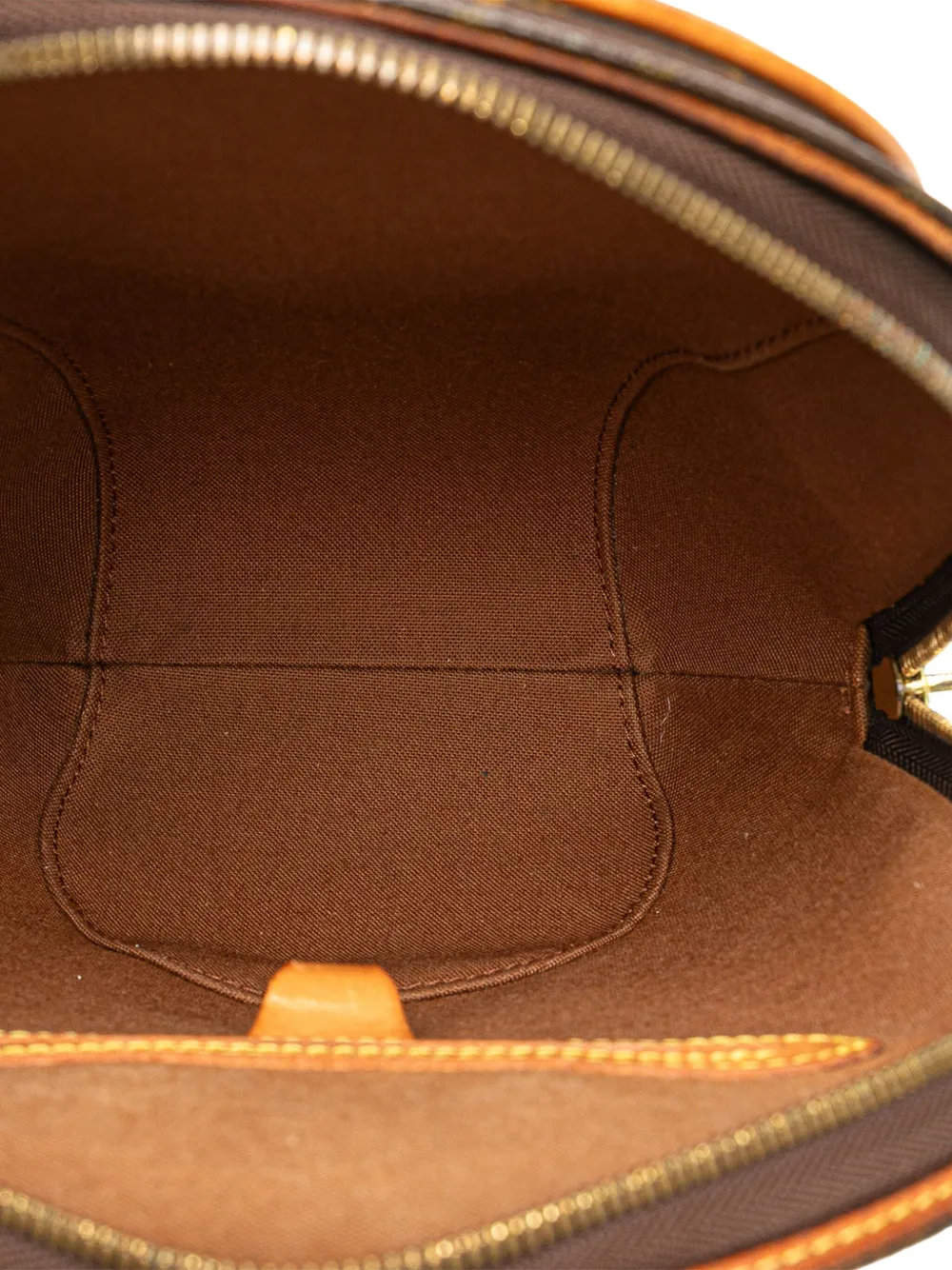 Pre-owned Louis Vuitton 1998 Monogram Ellipse Backpack In Brown