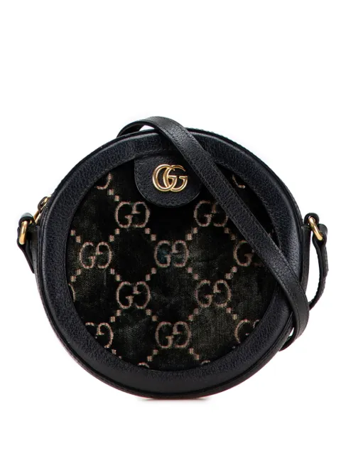 Gucci Pre-Owned 2016-2025 GG Marmont Velvet Round crossbody bag
