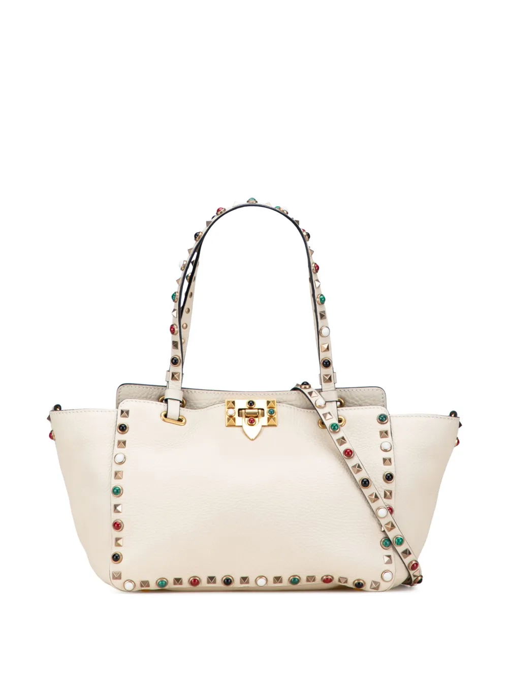 Valentino Garavani Pre-Owned 2000-2017 Small Leather Rockstud Rolling Valentino Garavani Pre-Owned 2000-2017 Small Leather Rockstud Rolling