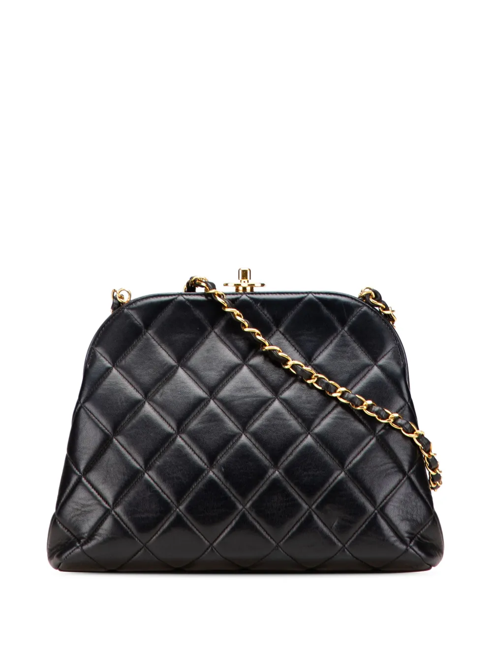 CHANEL Pre-Owned 1996-1997 Quilted Lambskin Frame Chain crossbody bag CHANEL Pre-Owned 1996-1997 Quilted Lambskin Frame Chain crossbody bag