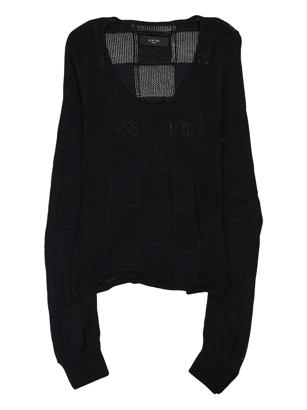 AMIRI V-neck sweater | Black | Image 1