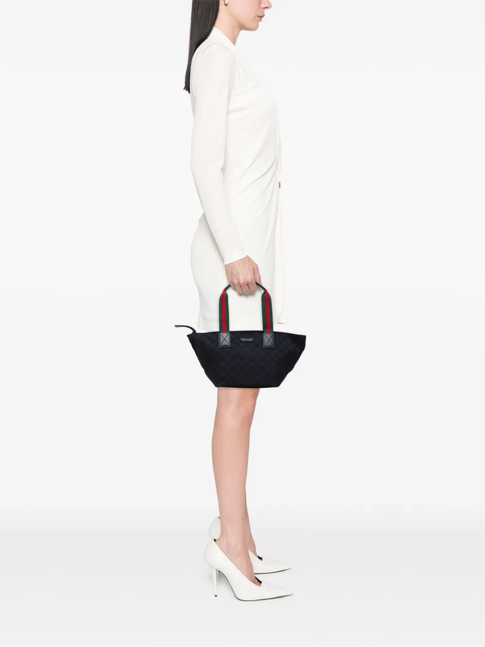 Gucci Pre-Owned 2000-2015 GG Canvas Web handbag | Pre-Owned | Image 2