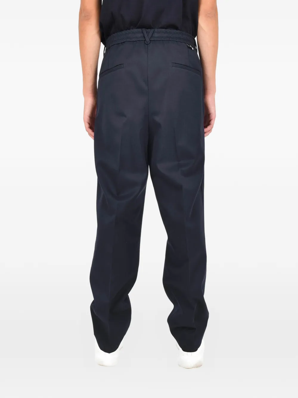 Low Brand pleated tailored trousers - Blauw