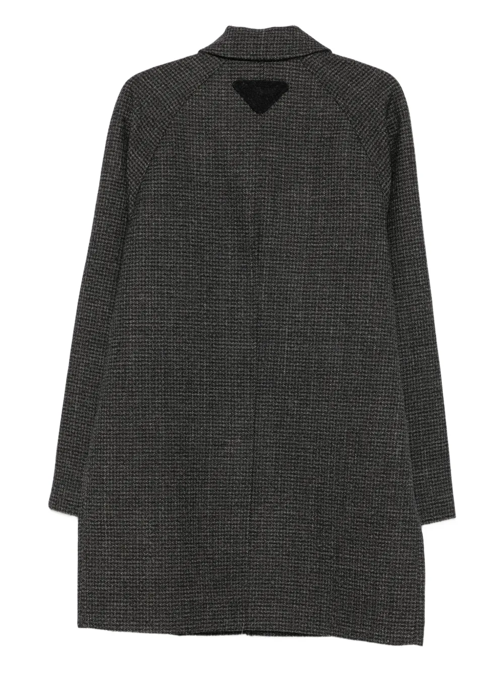 Prada Karierter Mantel mit Raglanärmeln | Einreiher | Image 2