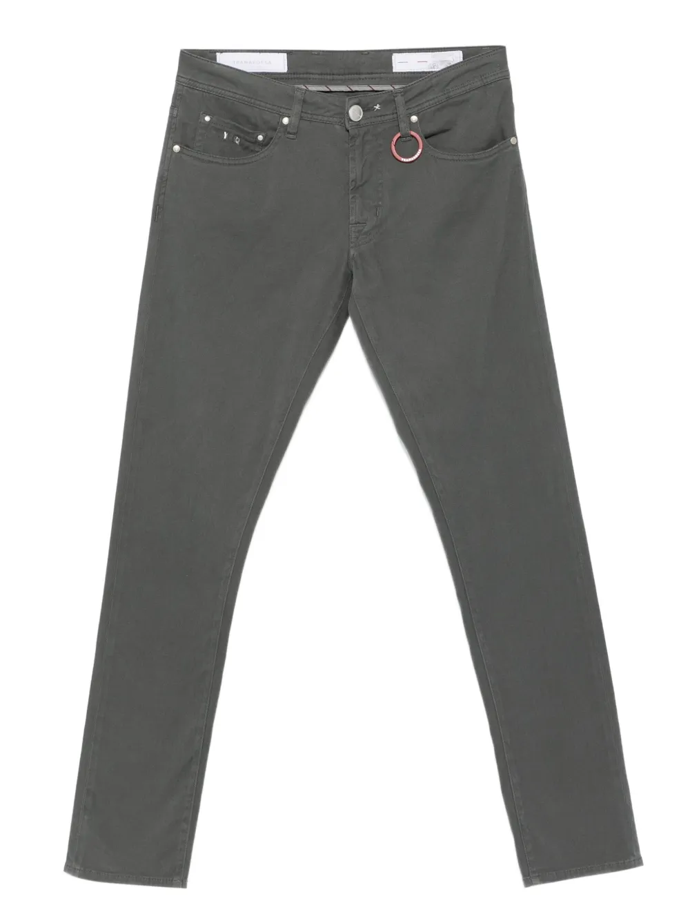 Sartoria Tramarossa بنطال مزين بحلقة | رمادي | Image 1