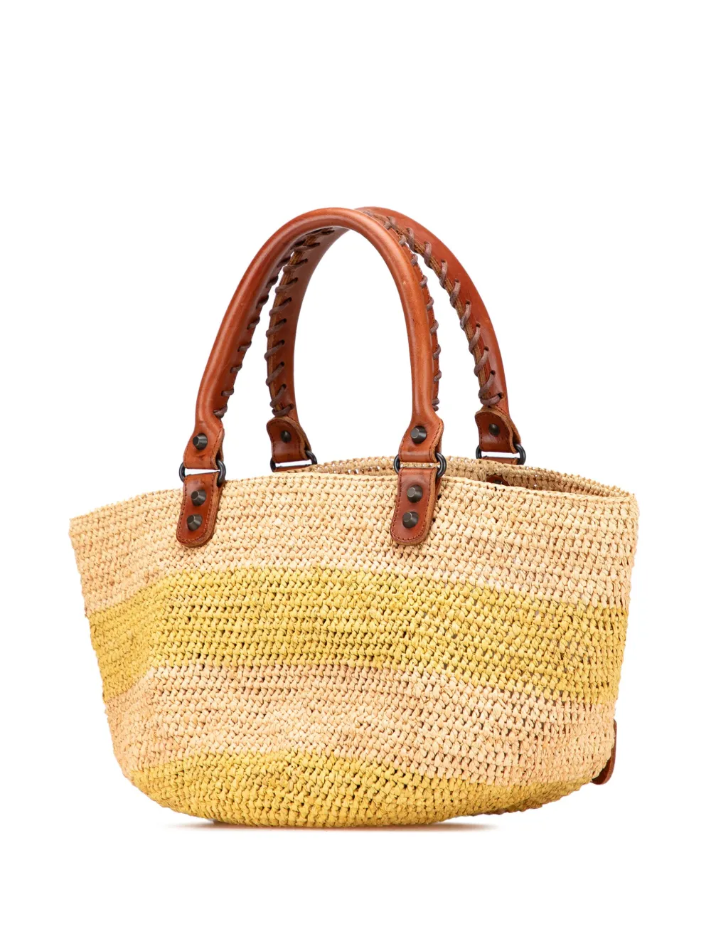 Balenciaga Pre-Owned 2005-2025 Raffia Motocross Classic Panier