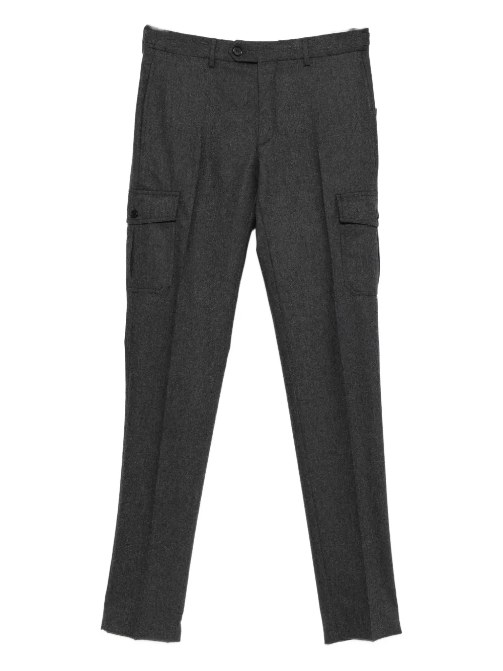 Incotex Cargo-pocket Trousers In Black
